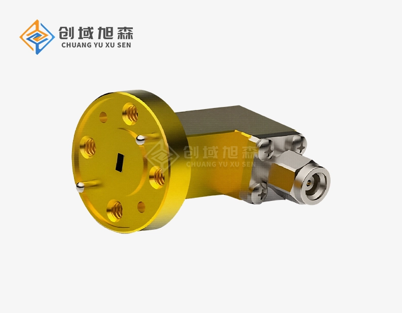 Orthogonal Waveguide Coaxial Converter